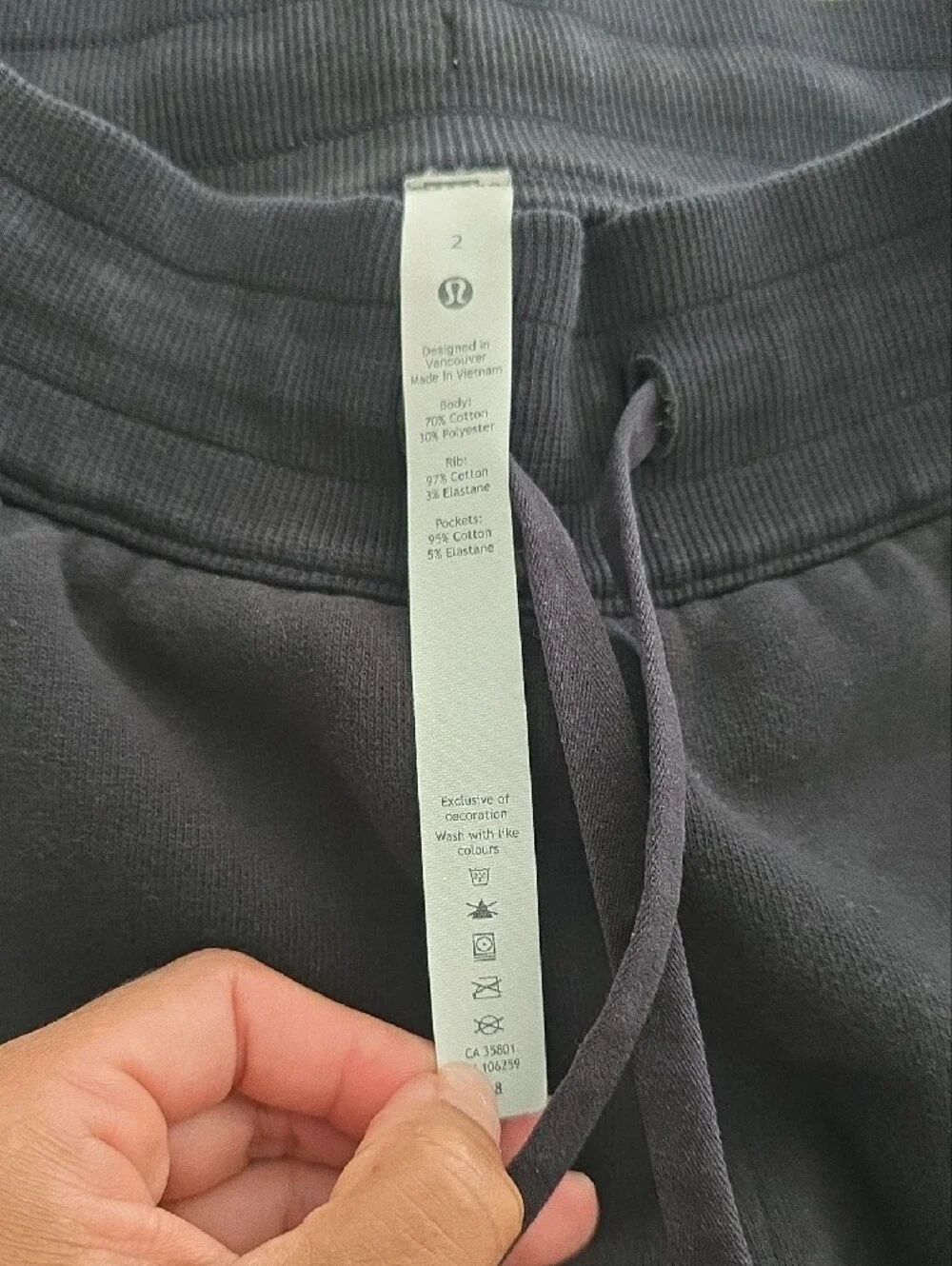 lululemon athletica Kids Black Jogger Sweatpants